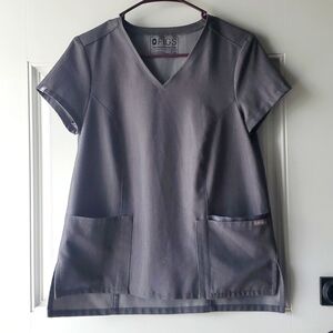 Figs Gaya Camo 3 Pocket Scrub Top